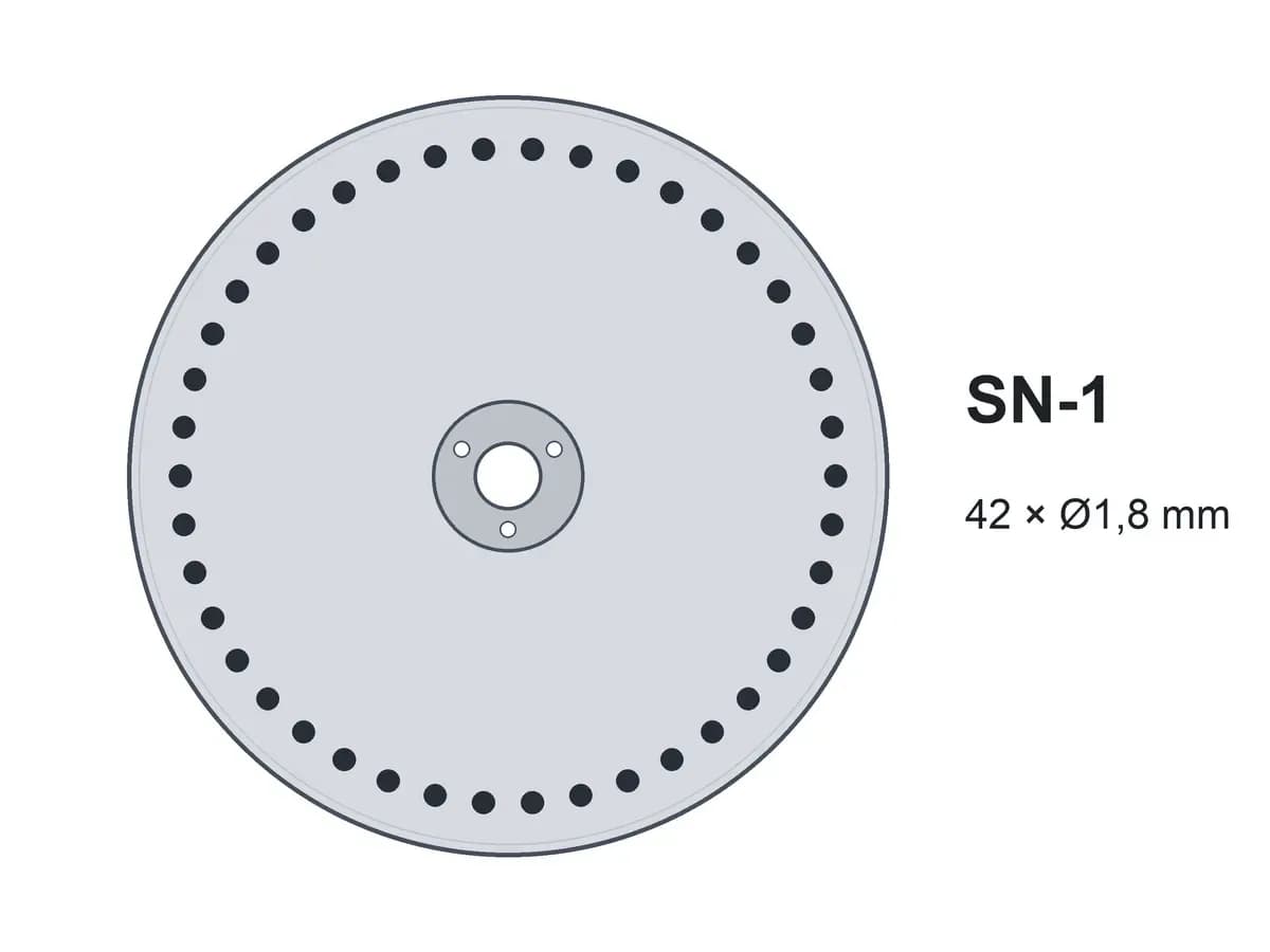 Диск однострічковий SN-1 42х1,8 без шипів