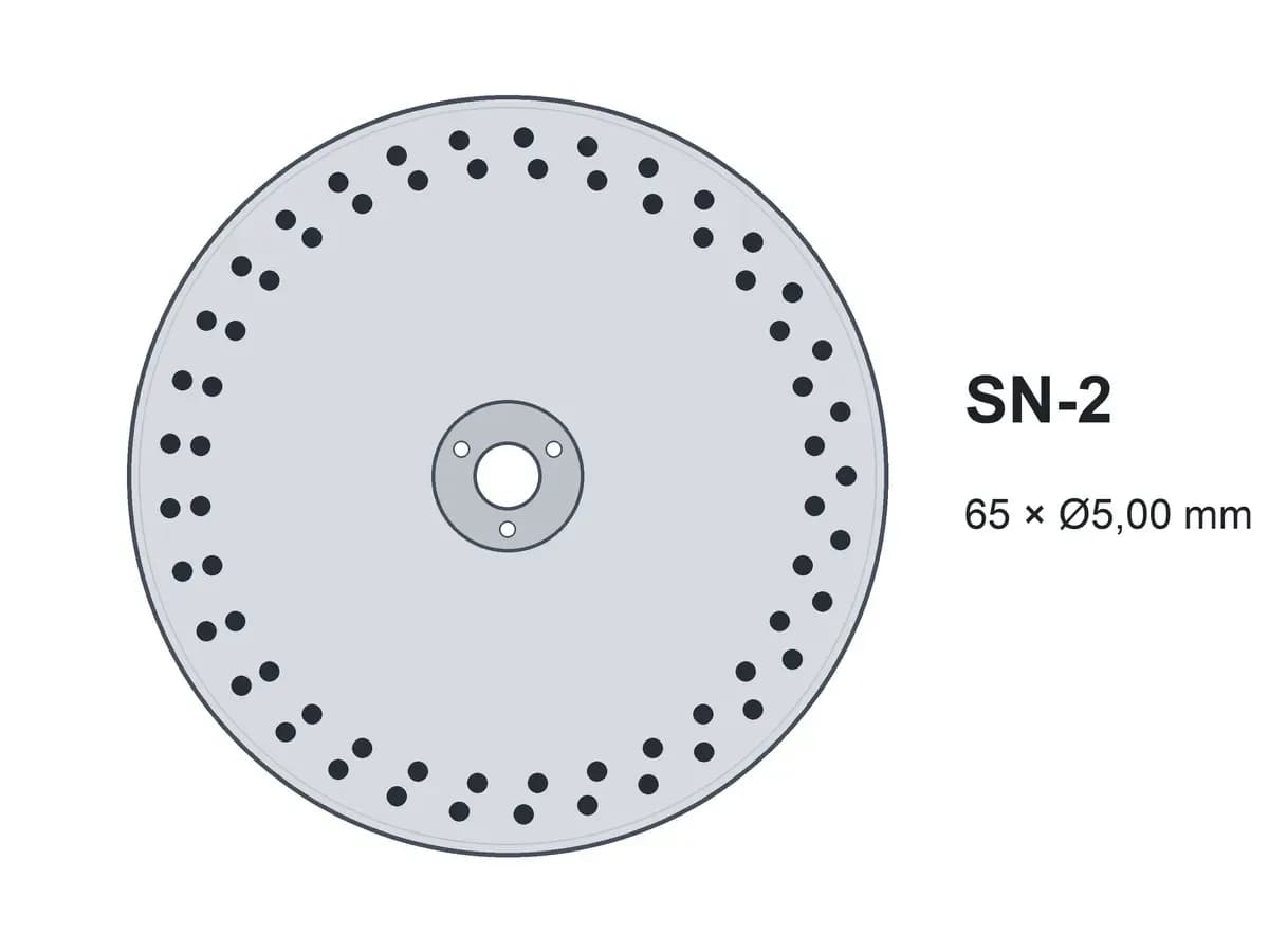 Диск двухстрочный SN-2 65х5.00 без ворошителей