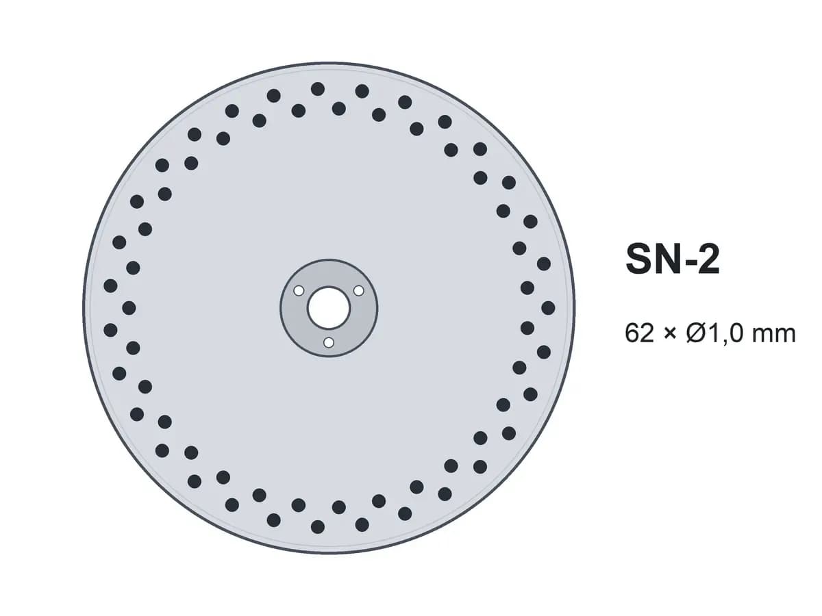 Диск двострічковий SN-2 62х1.0 без шипів