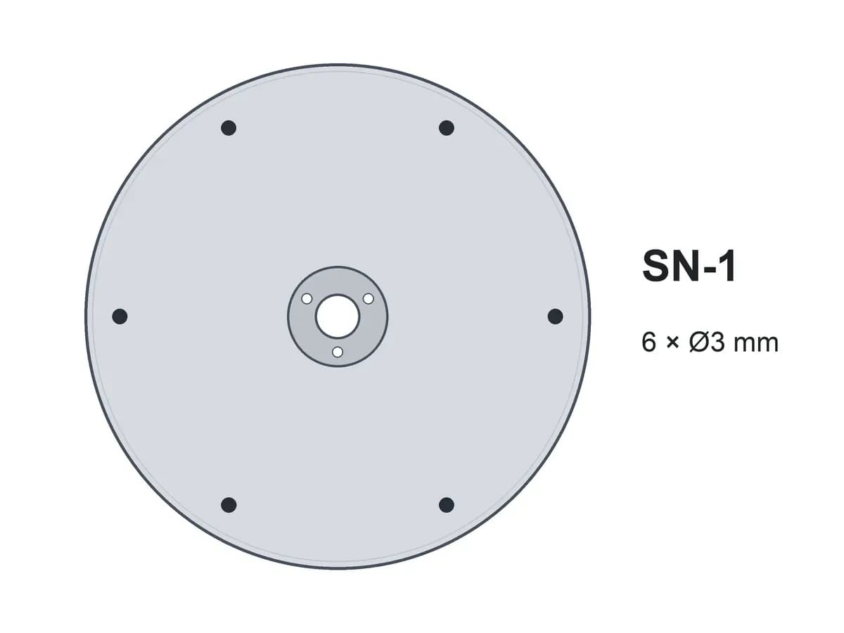 Диск однострічковий SN-1 6х3 без шипів
