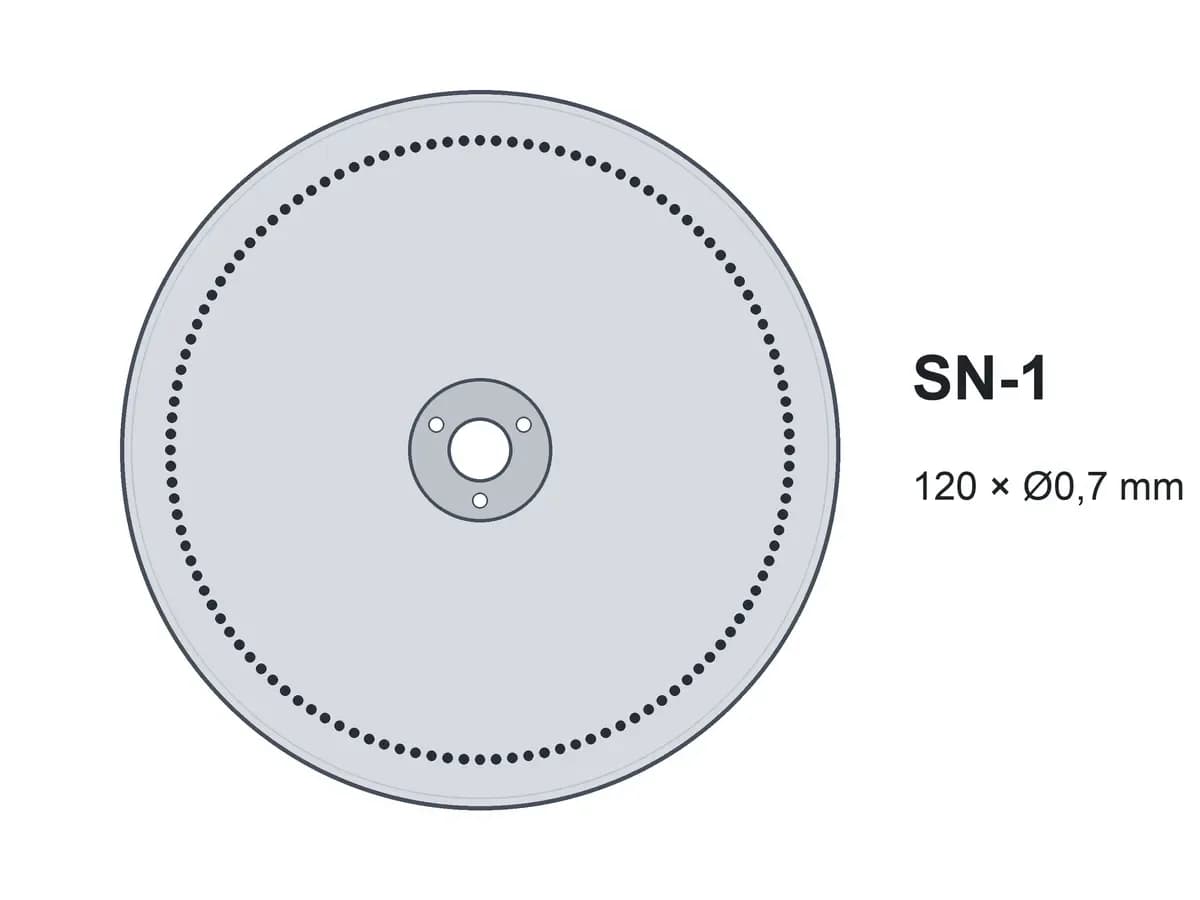 Диск однострочный SN-1 120х0,7 без ворошителей