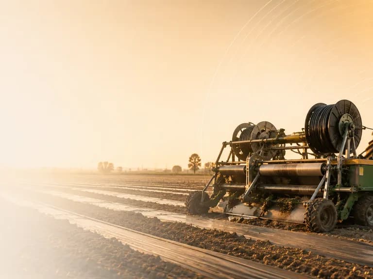 Збір крапельної стрічки та мульчуючої плівки