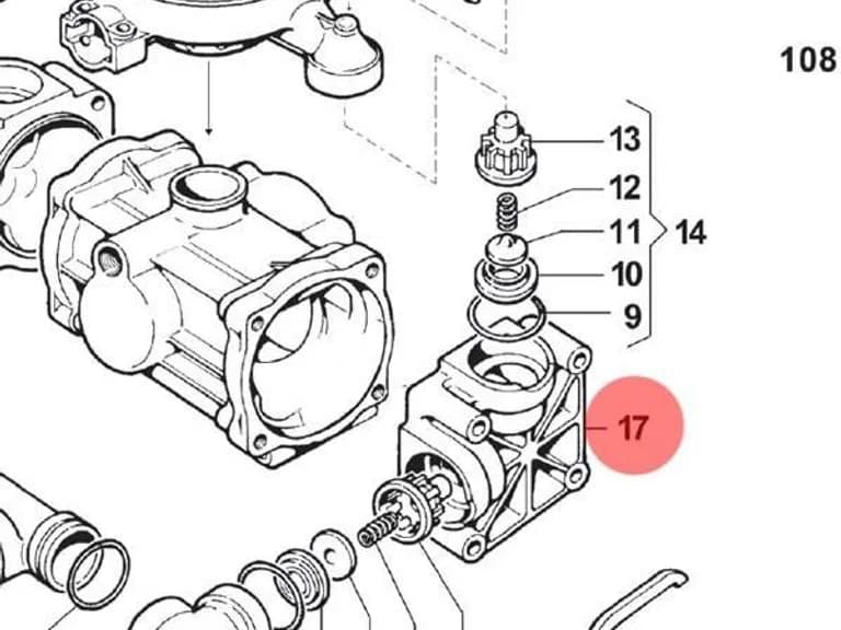 Колектор всмоктуючий Comet 3218 0068