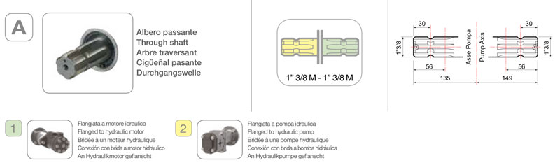 Comet BP 205 K - 1" 3/8 M-M