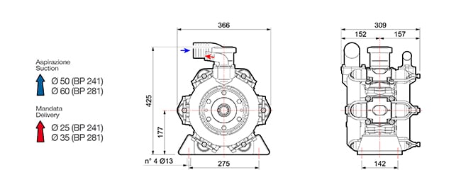 Comet BP 281 - 1" 3/8 M-D30