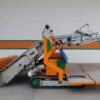 Самохідний електричний гусеничний комбайн для збору салатів Ortomec Herbex