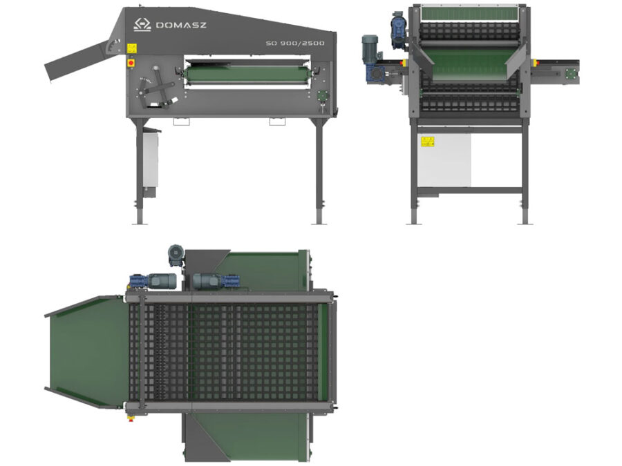 Циркуляційний сітчастий сортувальник Domasz 900/2500